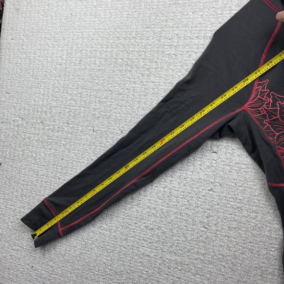 The North Face Athletic Mid Layer Full Zip Jacket Wom M Pink Floral Vapor Wick - Picture 9 of 10